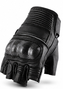 UNIQUE LEATHER ถุงมือปั่นจักรยานแบบครึ่งนิ้ว ป้องกันการลื่น ป้องกันเหงื่อ ป้องกันแรงกระแทก สำหรับจักรยานเสือภูเขาและจักรยานถนน ลายจุด - Product Image 5