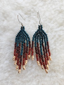 Pendientes de Cuentas Coloridos de Moda de Verano, Pendientes de Cuentas Hechos a Mano para la Playa, para Mujer - Product Image 4
