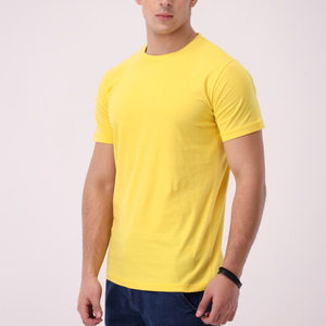 Camisetas de hombre de alta calidad Algodón verano nuevo estilo camiseta Color sólido Regular correr gimnasio desgaste venta al por mayor camiseta hombres - Product Image 1
