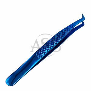 Pince à cils à angle de 65 degrés pour extensions de cils, en acier inoxydable, logo personnalisé, pince à cils volume, instrument de beauté - Product Image 6