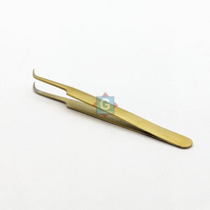 Aplicador de Pestañas Postizas con Punta de Fibra, Duradero y Preciso, Pinzas de Acero Inoxidable para Extensión de Pestañas - Product Image 4