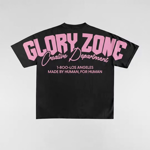 เสื้อยืดคอกลมแขนสั้นทรงปกติสำหรับผู้ชาย ผ้าถัก 100% คอตตอน พิมพ์ลายดิจิทัลแบบรักษ์โลก สตรีทแวร์ ผ้าหนัก 220 กรัม - Product Image 4