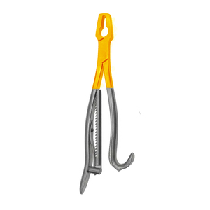 Pinzas de sujeción de huesos de alta calidad, semi-auriculares, para uso quirúrgico ortopédico, con agarre fuerte, bloqueo de tornillo y fijación de trinquete, 175 mm - Product Image 6