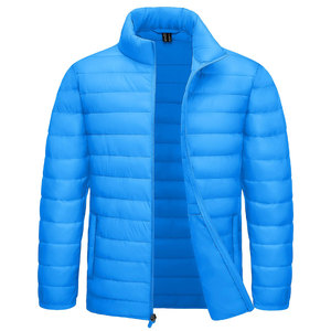 Blouson d'hiver matelassé pour homme avec rembourrage en polyester, coupe-vent, service OEM, faible MOQ, matériau écologique - Product Image 6