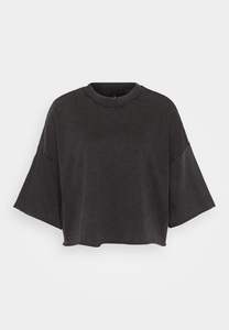 Camiseta Holgada de Corte Regular para Mujer, Estampada, Oversize, de Algodón de Primera Calidad - Product Image 4