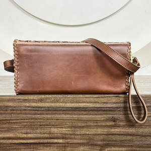 Custom Hand <b>Tooled</b> Cow <b>Leather</b> Lock Handbag Purse Western Fashion High Quality Elegant Luxury Crossbody Shoulder Bag for Women's - Product Image 4