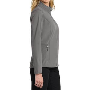 Veste softshell pour femme avec capuche, doublure polaire, légère, coupe-vent et résistante à l'eau, manteau chaud pour la randonnée et les activités de plein air - Product Image 6