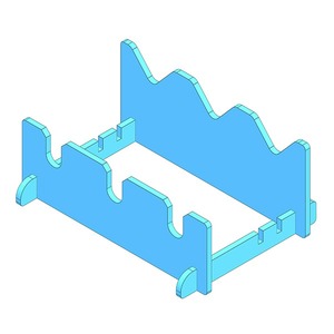 Estante Flotante Independiente para 3 Botellas, Perchero Clásico con Fácil Montaje para Uso en Interiores - Product Image 2