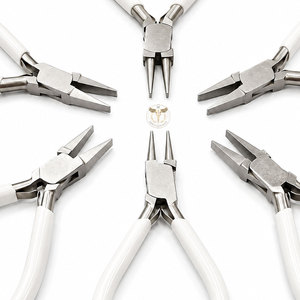 Pince à bec plat pour la fabrication de bijoux, outil professionnel pour plier, façonner, perler et réparer les bijoux - Product Image 3