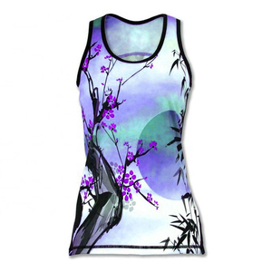 Débardeur de yoga et de sport respirant OEM en gros, débardeur d'été imprimé par sublimation, nouveau design pour femme - Product Image 4