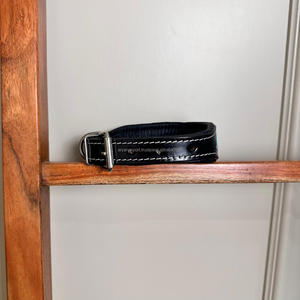 ปลอกคอสุนัขแบบตะวันตกขนนกหนังแท้แบบเต็มลายด้วยหนังเทอร์ควอยส์คอปกหนังแท้ออกแบบได้ตามต้องการ - Product Image 2