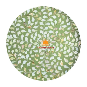 Naturalistic Shell Charger Plate Boho Style Placemat for <b>Beach</b> Wedding Decor & Fine Table Art - Product Image 2