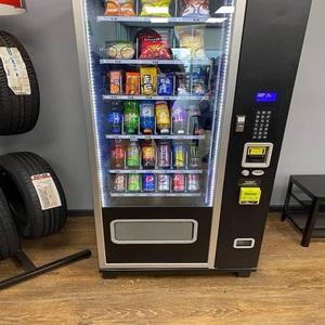 Commercial Touch Screen <b>Coffee</b> Vending <b>Machine</b> with Hot and Cold Options Coin/Cash Payment & Tempered Glass Door SDK Function - Product Image 5