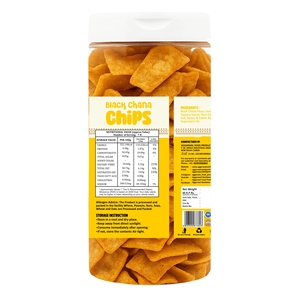 Chips de Garbanzos Negros Salados, Garbanzos Tostados Crujientes, Sabor Nutritivo, Saludable, Vegetariano, Sin Gluten, Bocadillo Crujiente, a Granel - Product Image 2