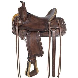 Sillas de montar inglesas de cuero genuino estilo vintage para carreras de caballos, diseño personalizado con grabado, OEM, ODM, sillas de montar hechas a medida para la venta - Product Image 6