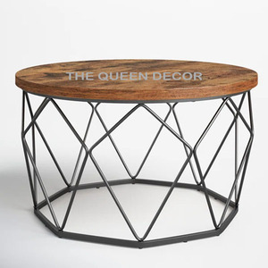 Modern Design High Quality Coffee Table Antique Living Room Furniture Coffee Table Round Shape Home Decorative Furniture - Product Image 2