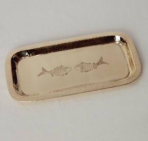 Polished Aluminum Metal Serving <b>Storage</b> <b>Tray</b> Modern Luxury Design Multifunctional Bathroom & Tableware Display Dishwasher Safe - Product Image 1