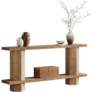 Consolle a 2 livelli per corridoio e utilizzo dietro il divano - Product Image 5