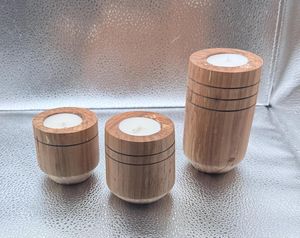 Eco-Friendly Wooden <b>Tea</b> <b>Light</b> Candle Stand for Living Room - Product Image 2