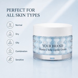Crème hydratante pour le visage en capsules de boba bio, vente en gros, soins de la peau, fabricant OEM ODM, marque privée - Product Image 4