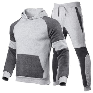 Conjunto Deportivo de Algodón para Hombre, Sudadera con Capucha y Pantalones Deportivos, Ropa Deportiva Informal para Correr, Uso Diario - Product Image 5