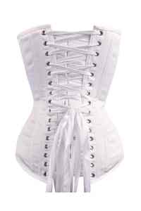 Corsé de encaje vintage de talla grande para moldear el cuerpo, top sexy, corsé adelgazante para mujer, moldeador de cuerpo de cuero sin costuras de secado rápido - Product Image 2