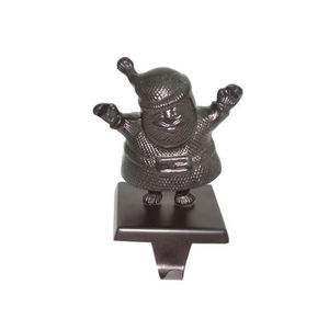 Brass Finish Xmas Decoration Use <b>Stocking</b> <b>Holder</b> Hook For Home Livingroom Fireplace Top Use <b>Stocking</b> <b>Holder</b> - Product Image 3