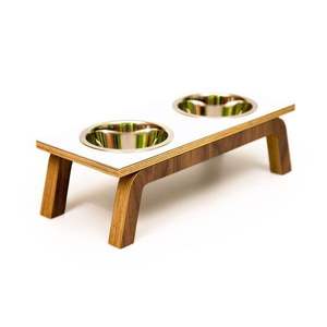 Gamelle en bois naturel pour chien, pour l'alimentation quotidienne des animaux de compagnie, produit promotionnel pour animaux de compagnie - Product Image 3