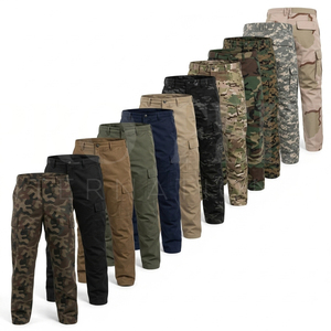 Pantalones Cargo de Camuflaje Personalizados, Fabricante de Ropa de Trabajo Ligera para Exteriores, Pantalones Casuales con Múltiples Bolsillos, Pantalones de Protección - Product Image 1