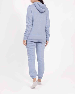 New Arrival High Quality Cotton Fleece two-piece set, full length Custom logo <b>Jogging</b> <b>Suit</b> Design Your Own Tracksuit for Women - Product Image 4