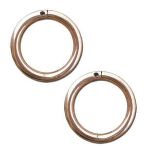 Anillo Nasal de Acero Inoxidable Reutilizable, Herramienta de Restricción Veterinaria para Vacas, Ganado, Granjas y Ranchos - Product Image 1