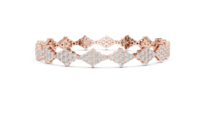 Pulsera de Diamantes de Oro de 18K, Corte Redondo, 5.76ct, Diamantes Naturales, Joyería Fina de Lujo, Regalo de Boda al por Mayor para Mujer - Product Image 4