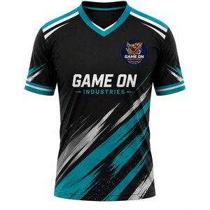 Camiseta de Fútbol Personalizada, Uniforme de Equipo de Fútbol, Impresión por Sublimación, Camiseta Deportiva Transpirable de Secado Rápido - Product Image 4