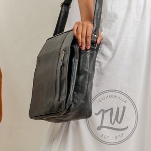 LW Trending Luxury Black Women's Cross Body Messenger Bag Adjustable <b>Strap</b> <b>Shoulder</b> Bag Fashionable for Summer - Product Image 1