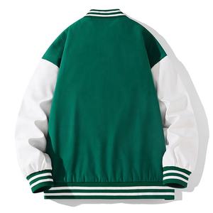2025 Streetwear personnalisé fabricant haute qualité broderie cuir manches Letterman Varsity vestes pour hommes Varsity Coat - Product Image 2