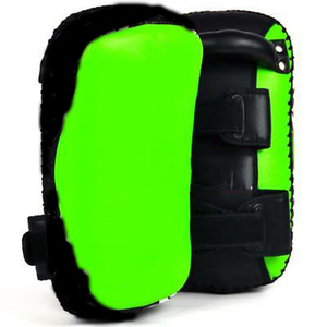 Black and Green PU Thai Pads for Boxing Martial Arts Training Durable Shock Absorbing Protective Gear Unisex - Product Image 5