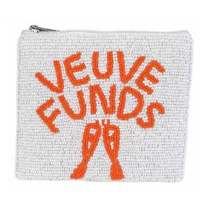 Monedero Pequeño con Cuentas Rojas, Bolsa Ecológica para Guardar Monedas, Bolsa de Ahorro Pequeña Hecha a Mano con Cuentas, Bolsa Multiusos con Cierre Superior de Cremallera, Regalos para Mujer - Product Image 4