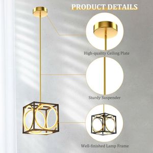 Moderna luce a sospensione a LED per camera da letto e sala da pranzo lampadari e luci a sospensione - Product Image 6
