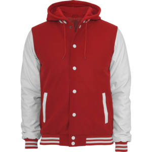 Veste universitaire en cuir véritable pour homme, avec logo brodé en chenille personnalisé, pour l'hiver. - Product Image 4