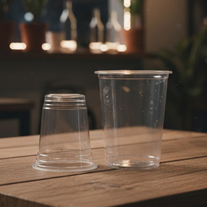Disposable PP <b>Plastic</b> <b>Cup</b> 95mm Diameter Round Beverage <b>Cup</b> for Coffee Smoothie Juice and Boba Tea - Product Image 3