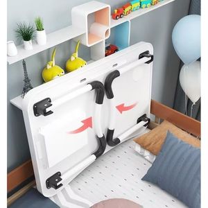 Injection Moulded <b>Folding</b> Computer <b>Desk</b> with Cup Holder Convenient Table for Home or <b>Office</b> Use - Product Image 3