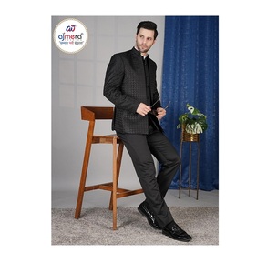 Conjunto de Traje Formal para Hombre Ajmera, Elegante Conjunto de Blazer para Bodas, Fiestas, Eventos de Oficina, Estilo Moderno - Product Image 1