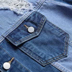 Winter Men Denim Jacket Top Trending New Designer Casual Best Quality Casual Best Quality Fashionable OEM Men Denim Jacket - Product Image 6