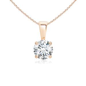 Collar de Diamante Cultivado en Laboratorio DK 1CT IGI, Corte Redondo, Claridad VVS1, Color D, para Mujer, con Oro de 14K, Regalo para Bodas y Fiestas, Oferta Directa de Fábrica - Product Image 1