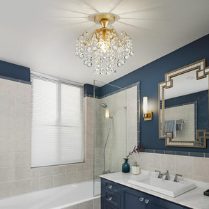 Lustre en cristal, <span class=keywords><strong>luminaire</strong></span> <span class=keywords><strong>de</strong></span> plafond moderne pour chambre à coucher, couloir, bar, cuisine, <span class=keywords><strong>salle</strong></span> <span class=keywords><strong>de</strong></span> <span class=keywords><strong>bain</strong></span> - Product Image 3