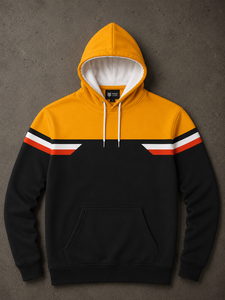 Wholesale 240g Silk Screen Printed Hoodies Casual <b>String</b> Pocket Hooded Lined Fleece Anti-shrink Pullover Sweatshirt Men's Winter - Product Image 1