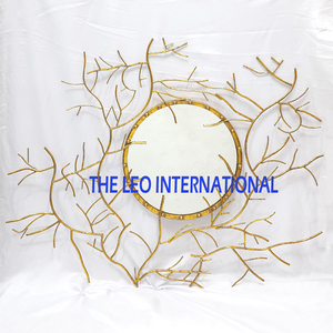 Metal Round <b>Circles</b> Interior Luxury Art Handicraft <b>Wall</b> Hanging House Room Handmade Decorations <b>Wall</b> <b>Mirror</b> - Product Image 5