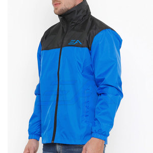 Vestes coupe-vent d'hiver fabriquées avec les meilleurs matériaux, col montant, logo sur le devant, respirantes, écologiques, légères, prix bas - Product Image 3