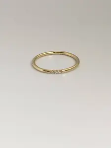 Anillo de Eternidad con 3 Perlas de Agua Dulce Talladas, Plata de Ley 925, Chapado en Oro Amarillo de 14K, Estilo Étnico para Mujer, Anillo de Boda - Product Image 2