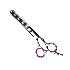 กรรไกรซอยผมสแตนเลสเยอรมัน 32 ฟัน ใบมีดคม เครื่องมือซอยผมสำหรับความงาม - Product Image 4